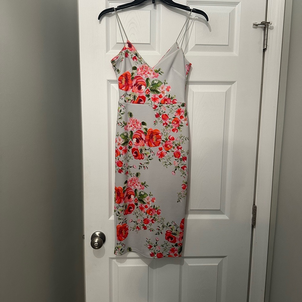 Floral Spaghetti Strap Dress